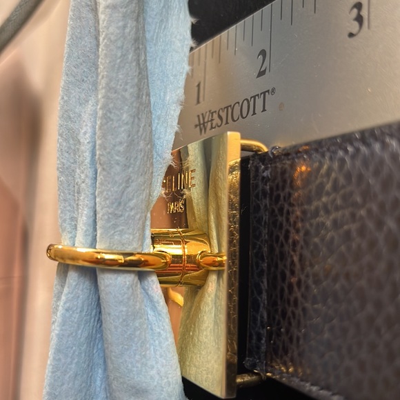 Celine Paris Vintage Toggle Belt XS - Picture 9 of 10